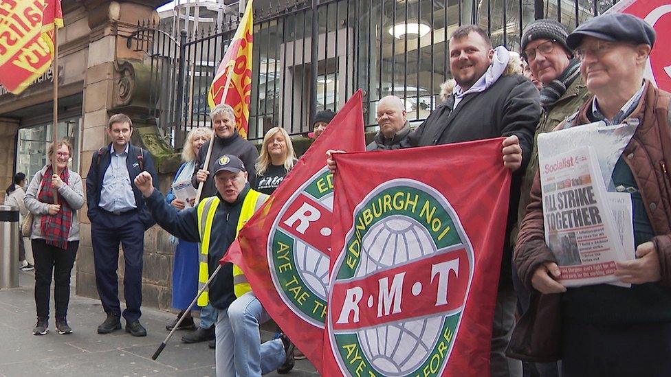 RMT protest