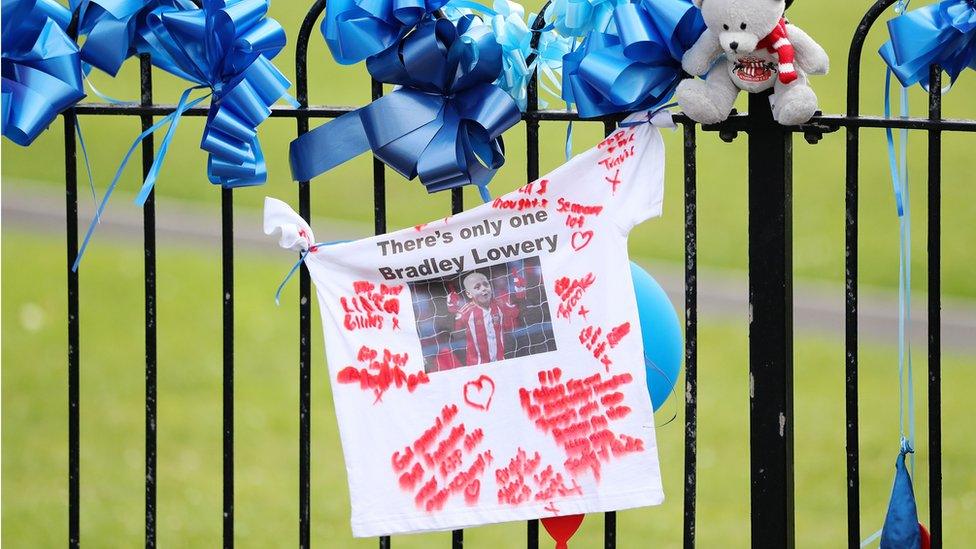 Bradley Lowery funeral tribute