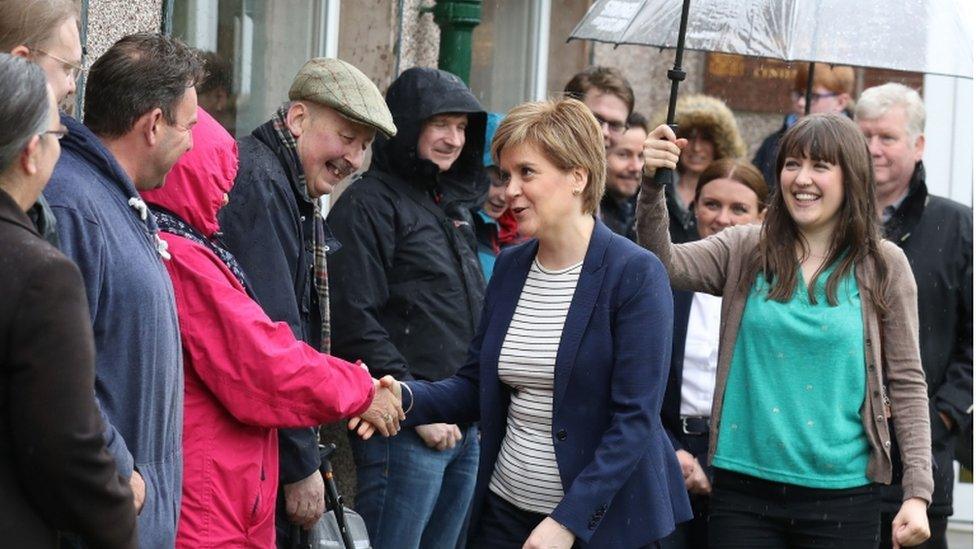 Nicola Sturgeon and voters