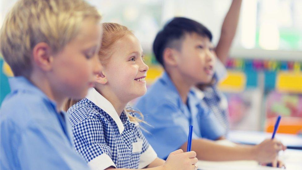 Children in a classroom