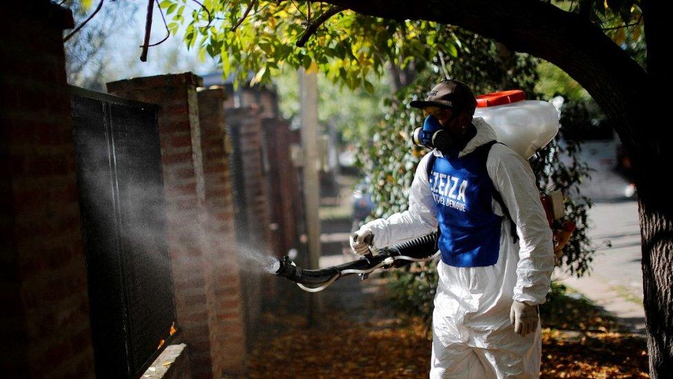 Fumigation in part of Buenos Aires, 14 Apr 23