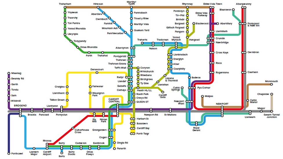 Metro map