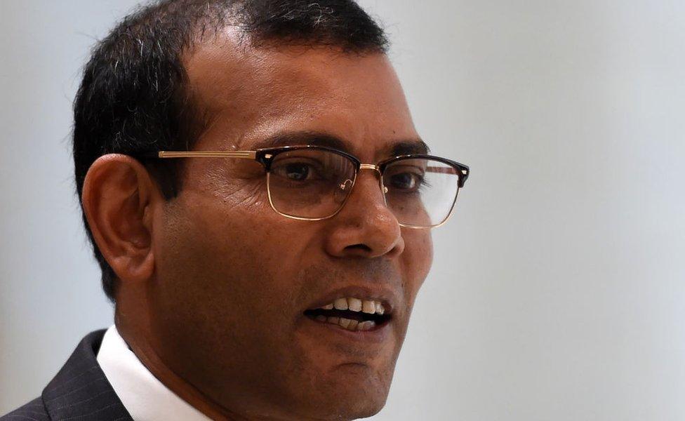 Former Maldivian president Mohamed Nasheed