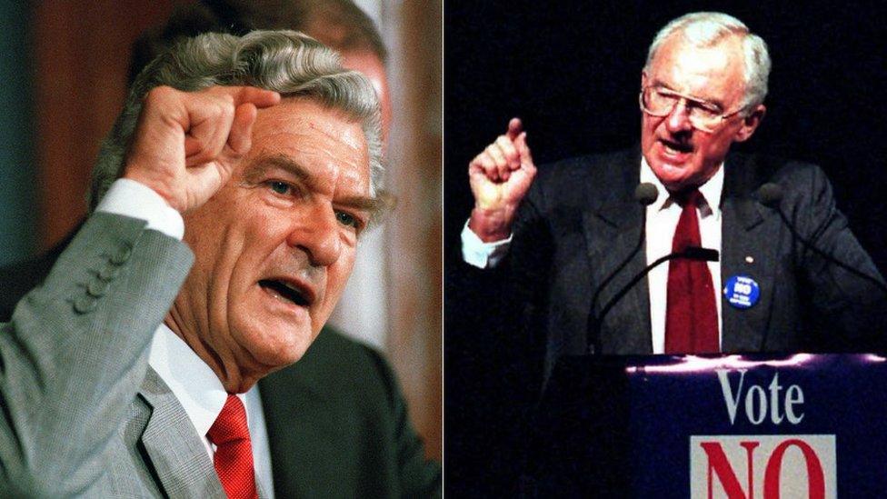 Bob Hawke and Bill Hayden