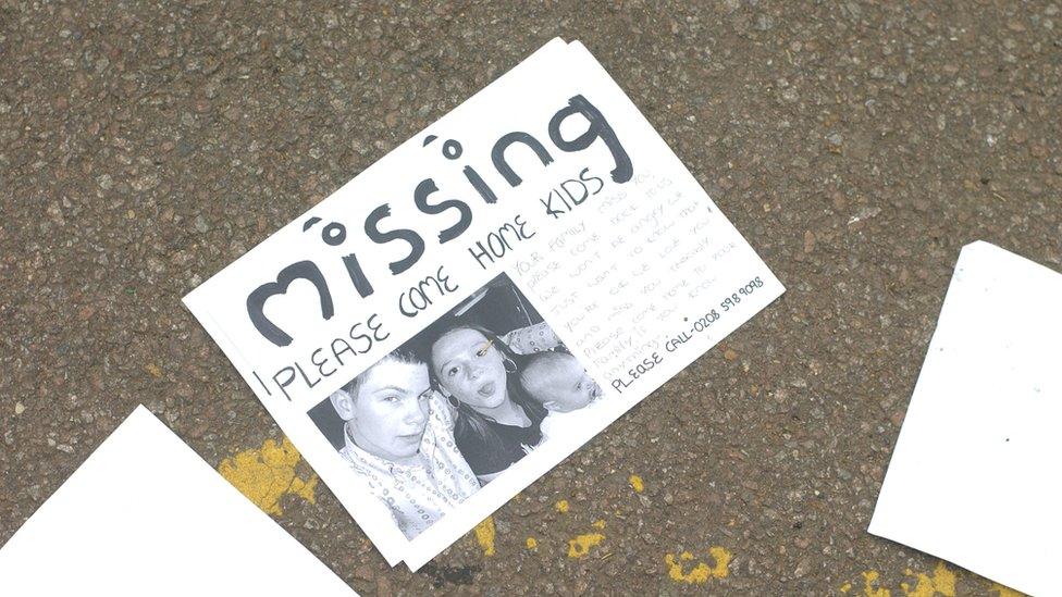 EastEnders missing poster