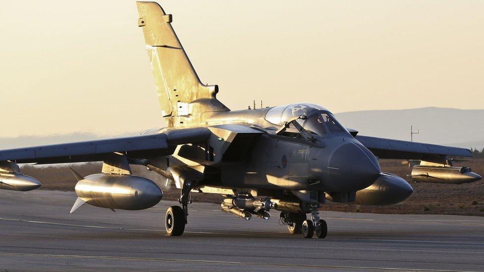 RAF Tornado GR4 returning to RAF Akrotiri in Cyprus in 2014