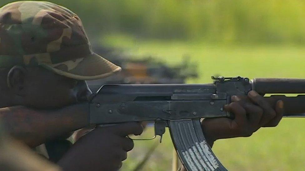 Ugandan soldier in South Sudan