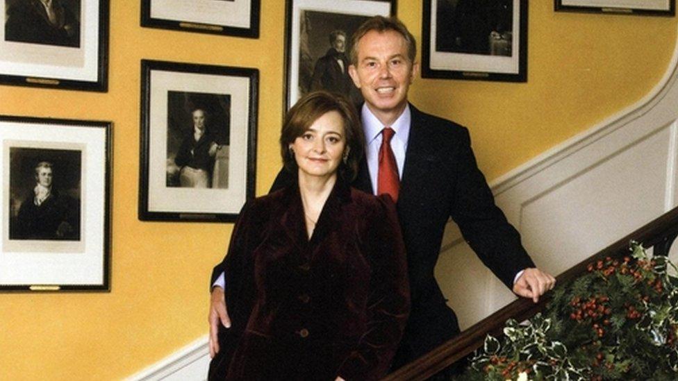 Tony and Cherie Blair