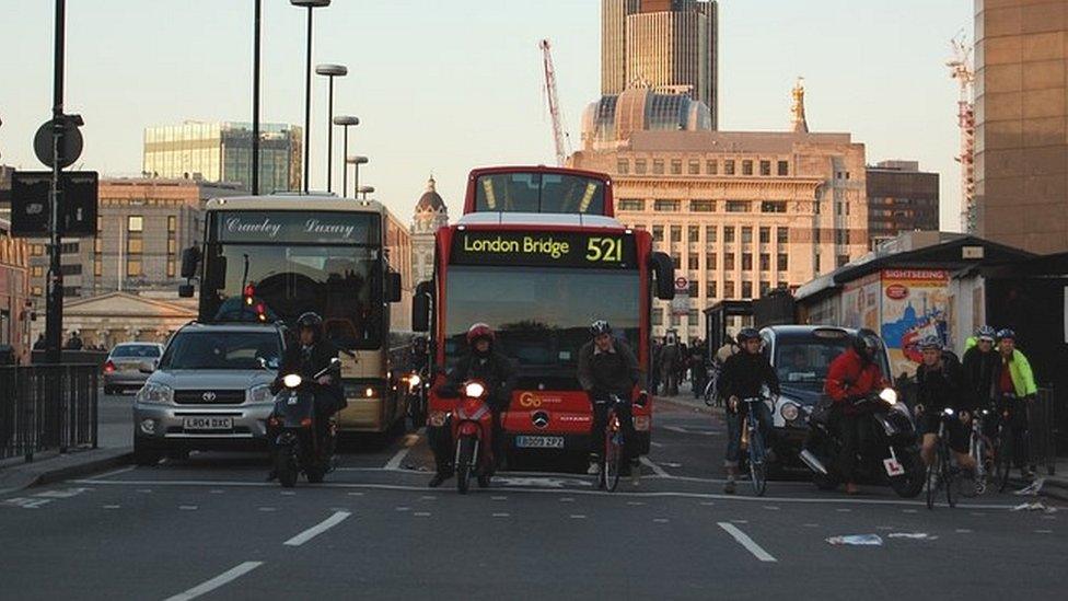 Road in London