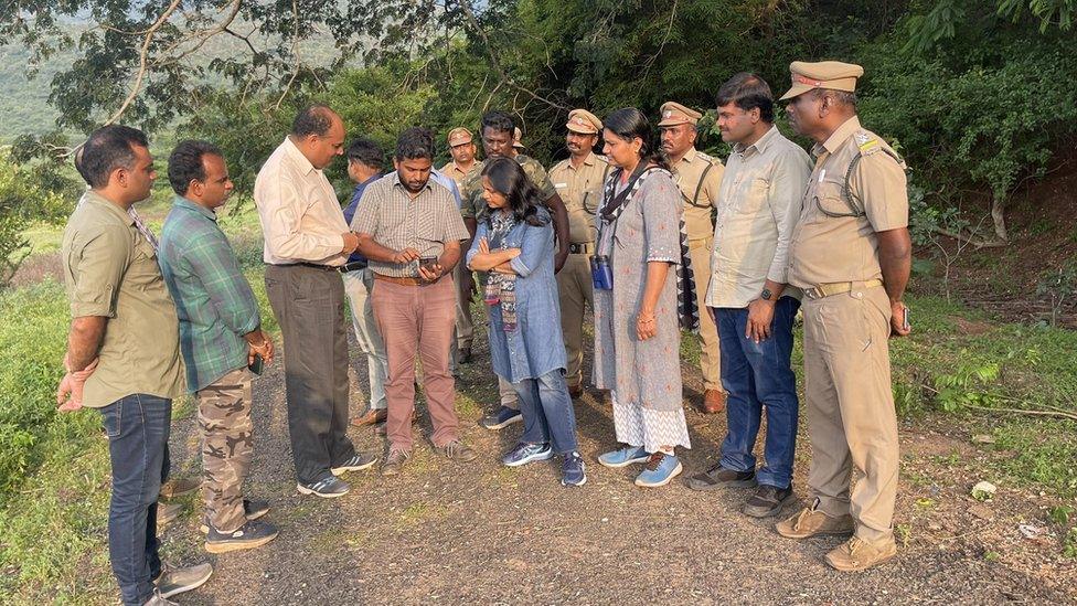 Forest officials in Tamil Nadu