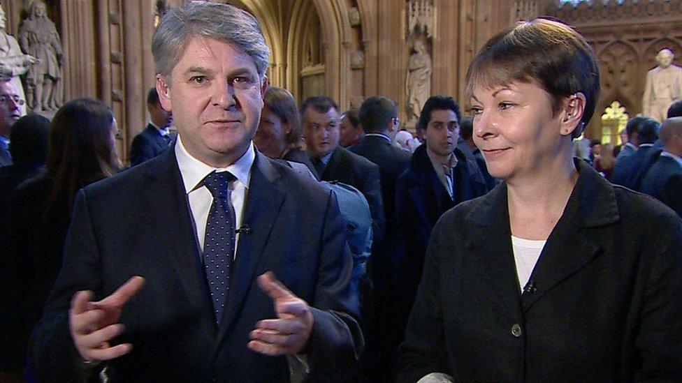 Philip Davies and Caroline Lucas