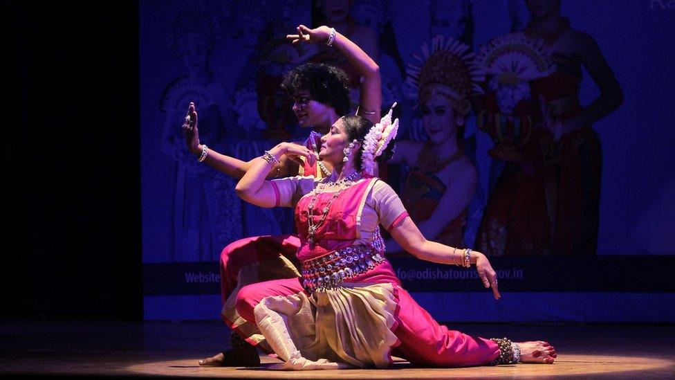 Odissi dance performance