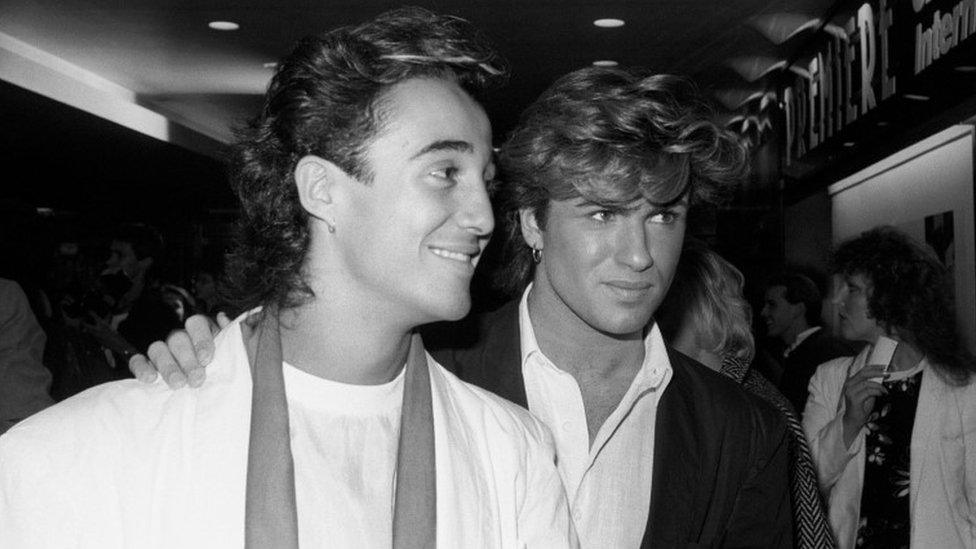 Andrew Ridgeley and George Michael in 1984