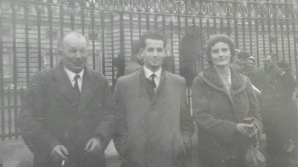 John Coak and his parents