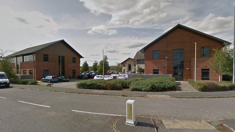 Business buildings in Compass Point, Market Harborough