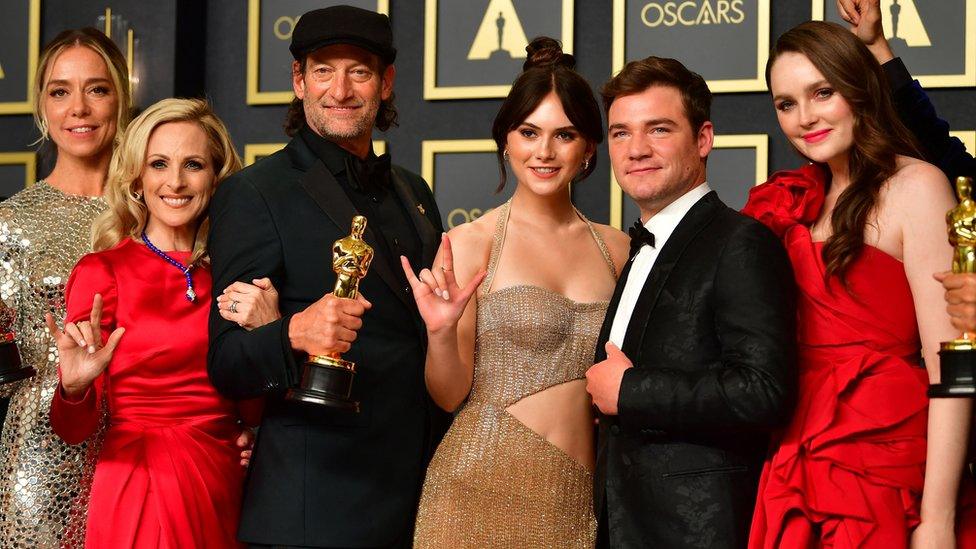 Coda cast at the oscars