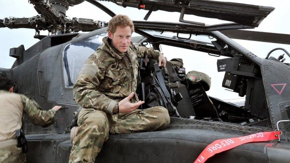 Prince Harry on active service in Afghanistan: In this photo taken Dec. 12, 2012