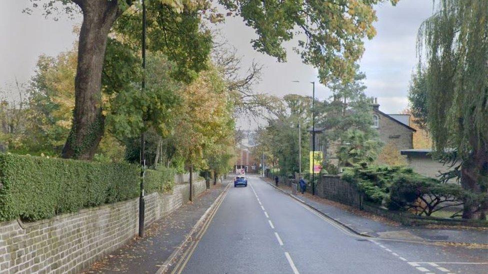 The pedestrian was hit by a car on the A57 Manchester Road