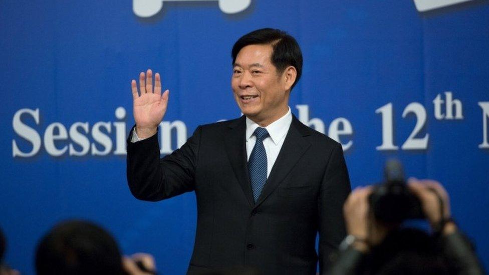 Yang Dongliang, head of China's State Administration of Work Safety (10 March 2015)