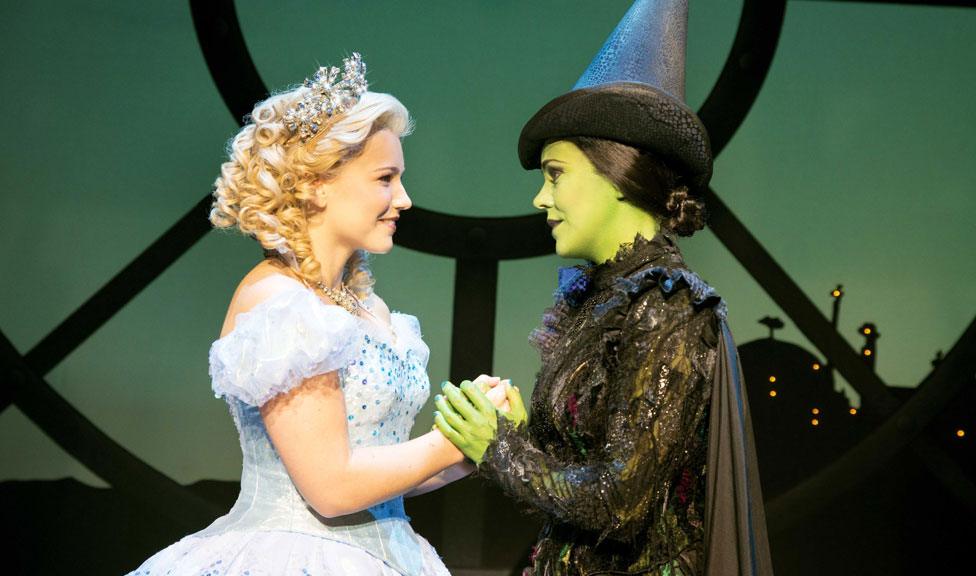 Suzie Mathers and Rachel Tucker in Wicked