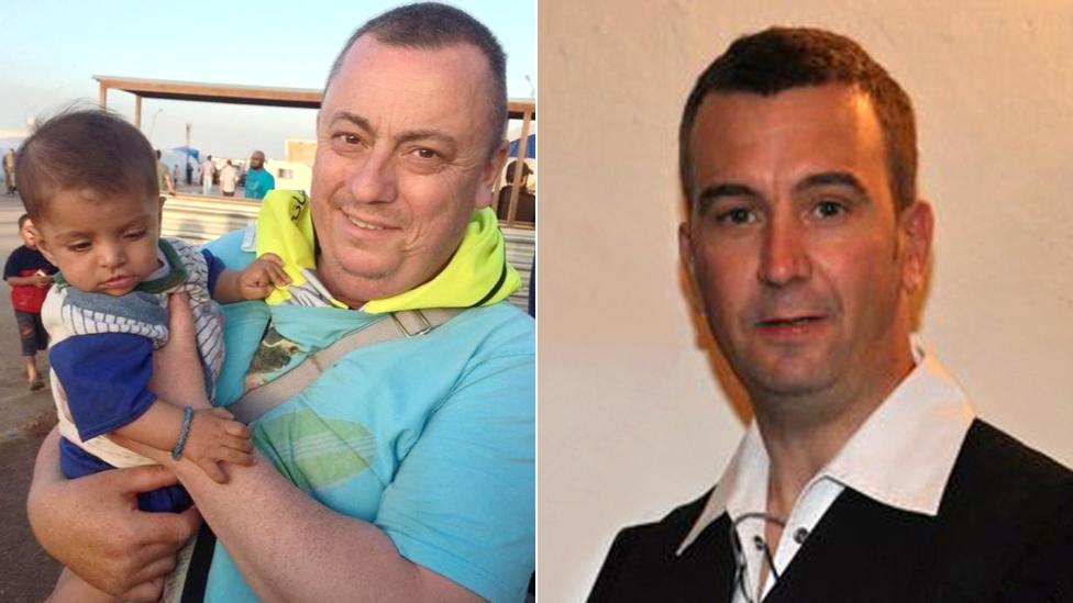 Alan Henning and David Haines