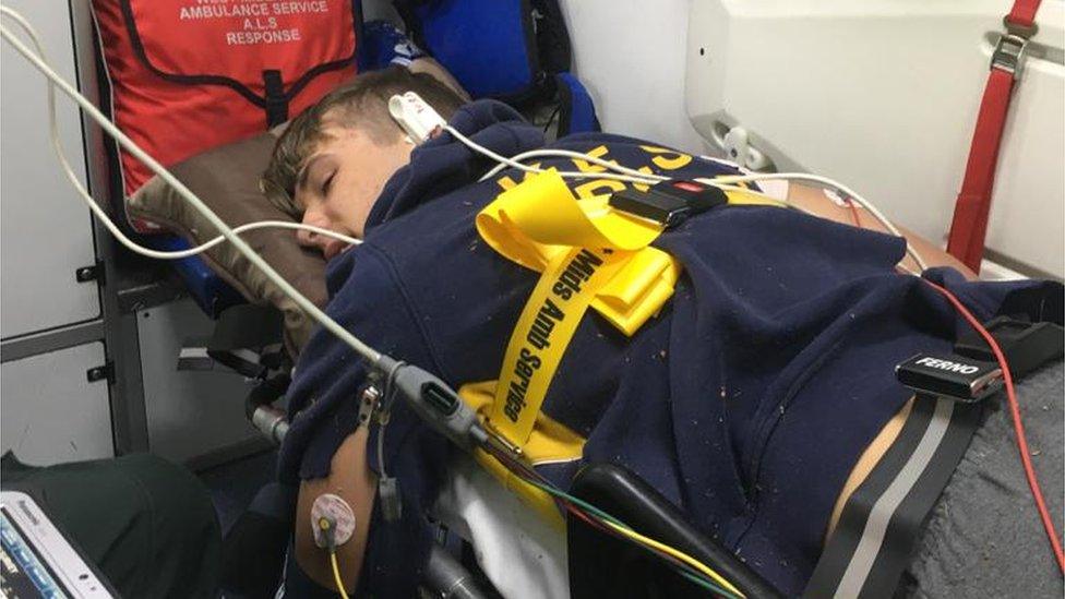 Xander Van Der Poll in hospital