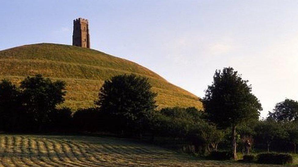 Glastonbury Tor with St Michael's tower