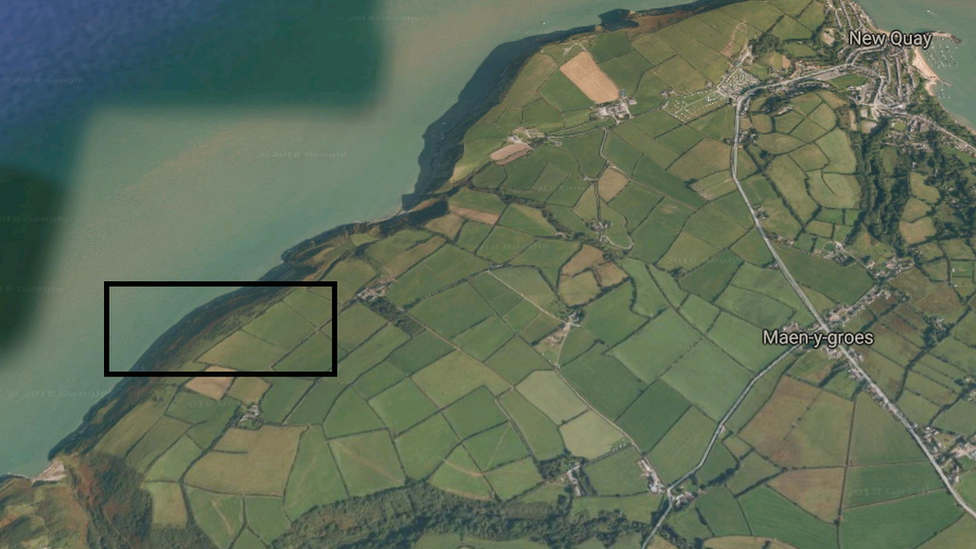 The pair were found on this section of the coastal path after being reported missing