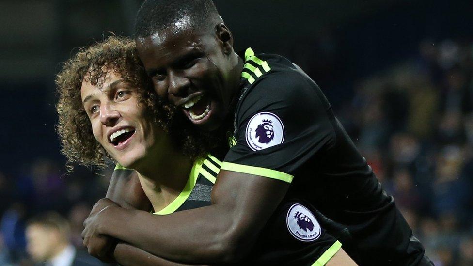 David Luiz and Kurt Zouma