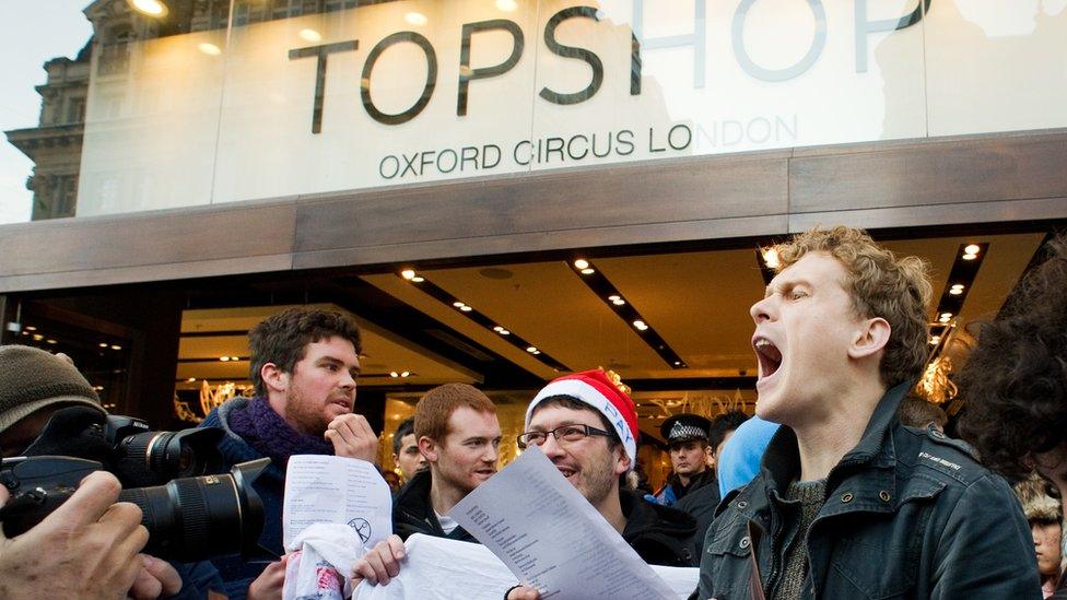 Activists target Topman