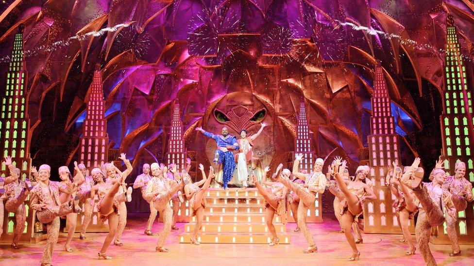 Aladdin Broadway cast