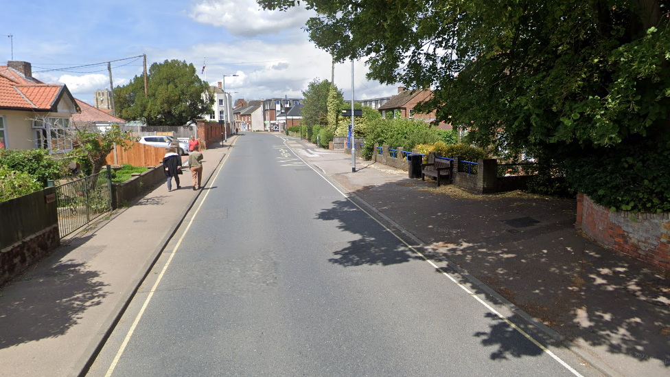 London Road in Beccles