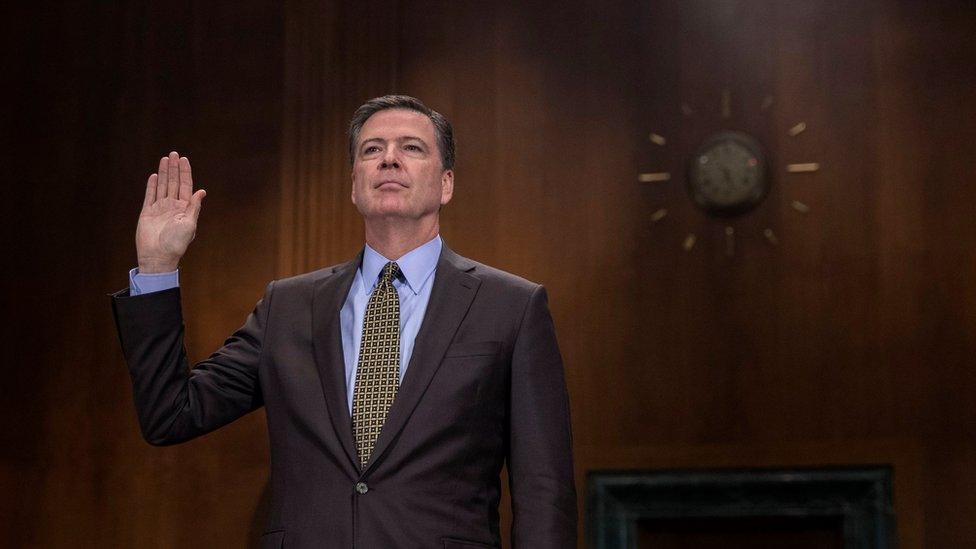 James Comey testifies