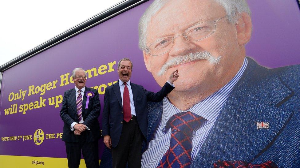 Roger Helmer with Nigel Farage