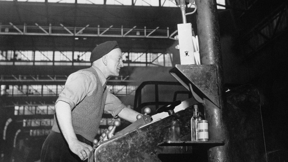 Steelworker in 1961