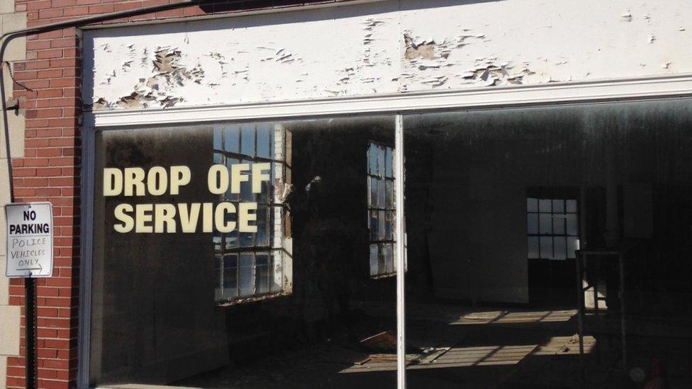 A closed down store in Ohio