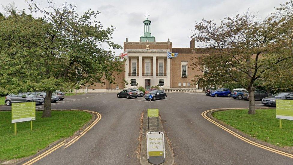 Hertfordshire County Council headquarters, Peg Lane, Hertford