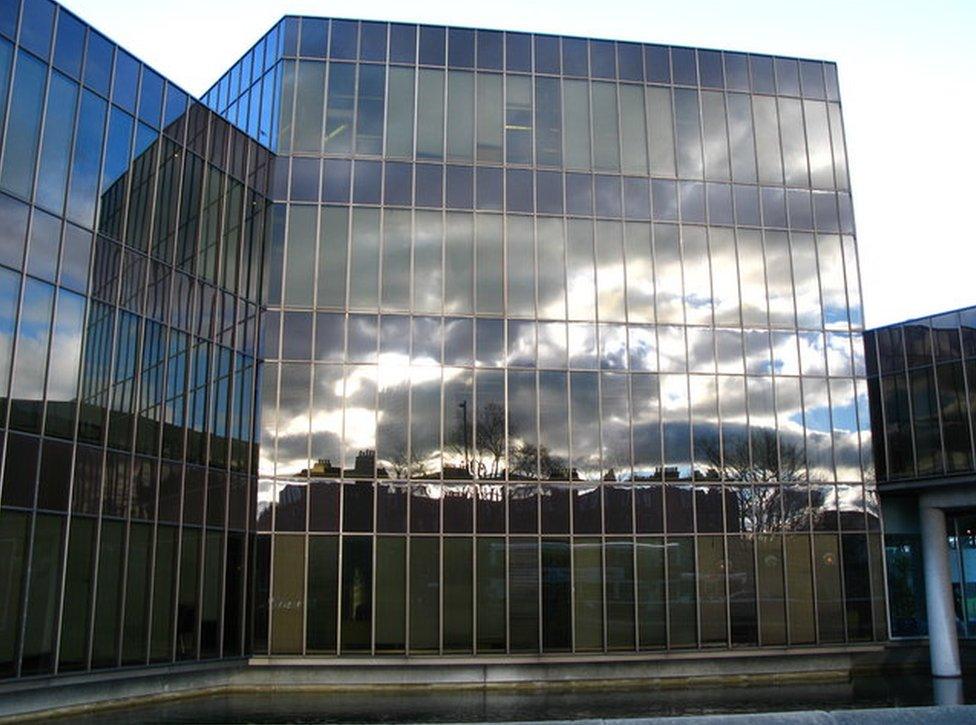 The Scottish Widows building on Dalkeith Road in Edinburgh was opened in 1976. It was designed by Sir Basil Spence.