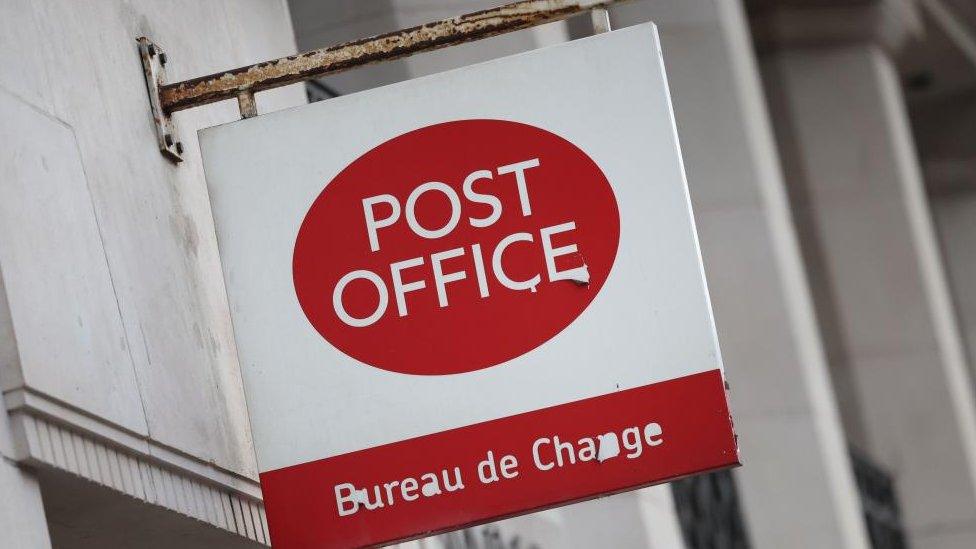 A Post Office sign