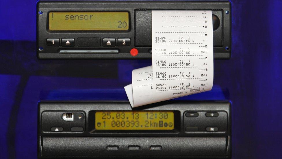 Tachograph device