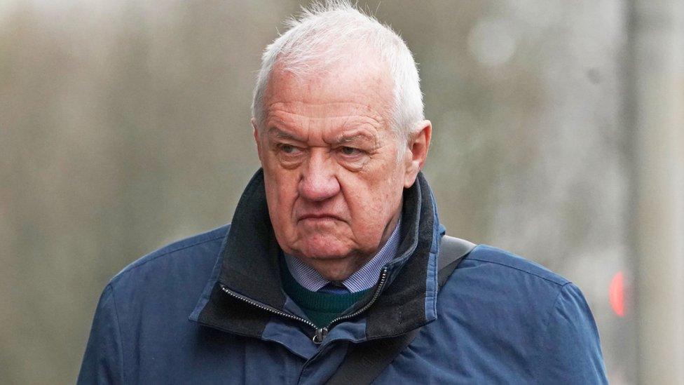 David Duckenfield arriving at court