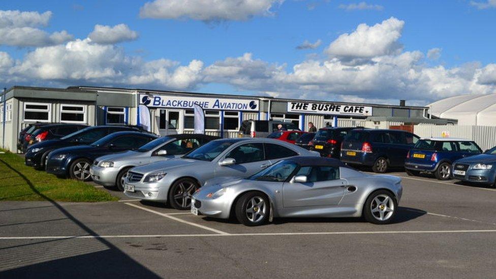 businesses at Blackbushe Airport