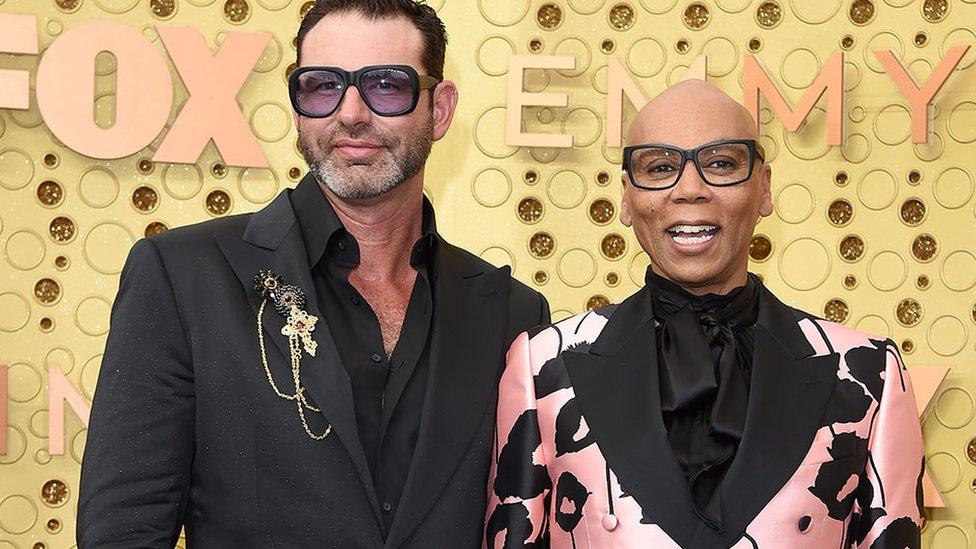 RuPaul and husband Georges LeBar