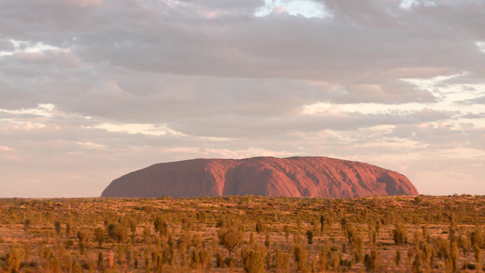 Uluru at sunset