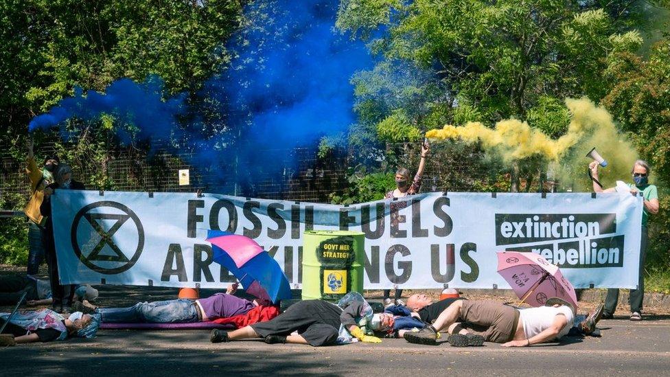 Extinction rebellion protest