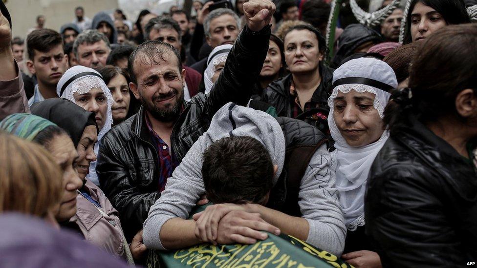 Funeral in Istanbul, 11 October