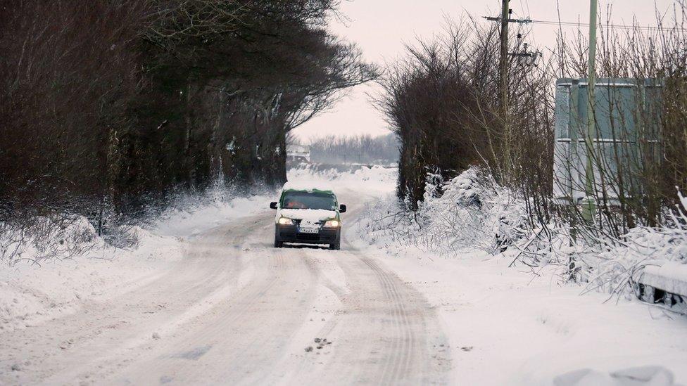 The A30 was hit by "significant snow" overnight, Devon and Cornwall Police said, with conditions "changing rapidly from passable to impossible