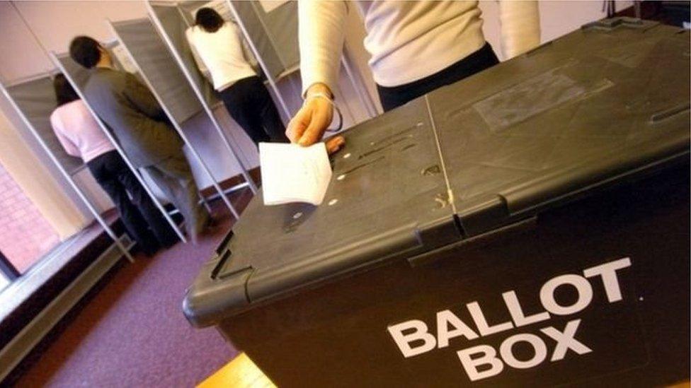 Ballot boxes