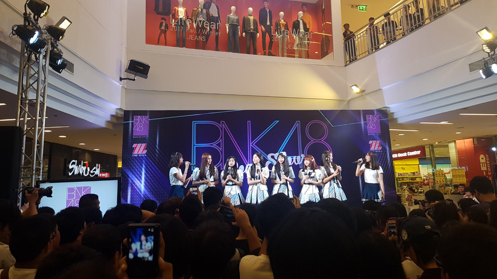 File photo of a BNK48 performance in 2017