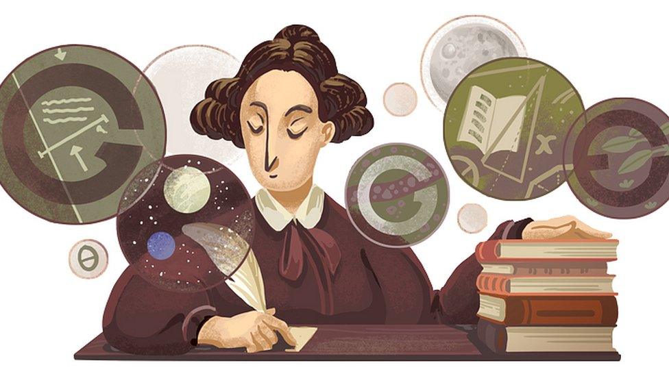 Mary Somerville doodle